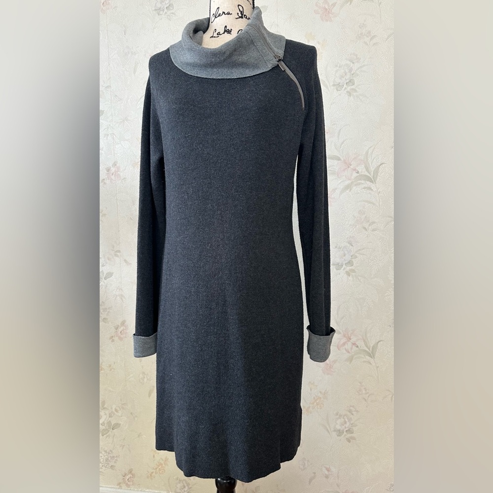 Cynthia Rowley knit cowl neck sweater dress.Size M